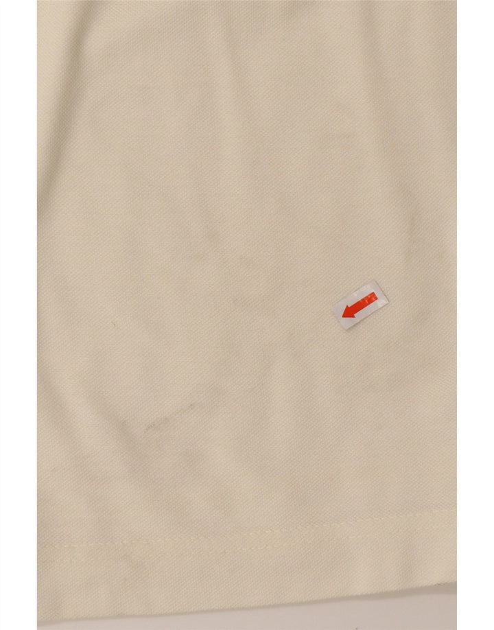 Camisa polo masculina DIADORA de algodão branco médio
