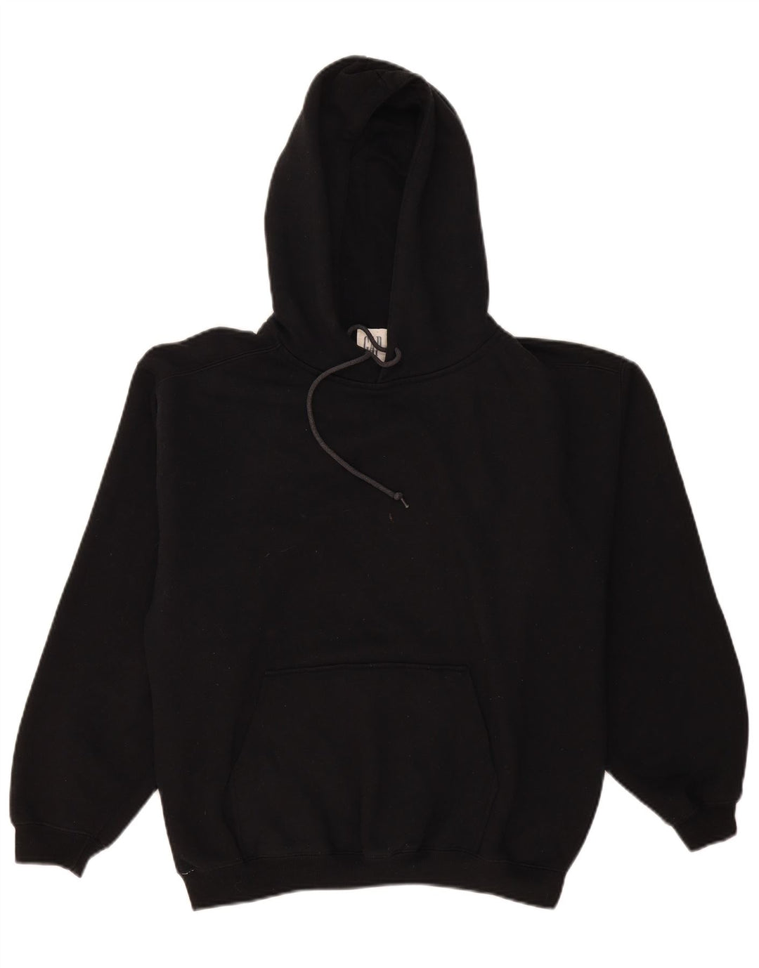 Jumper com capuz grande feminino Gap UK 14 poliéster preto médio