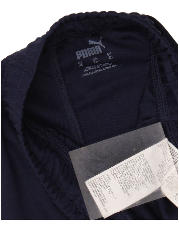 Calça de treino masculina Puma XS azul marinho poliéster