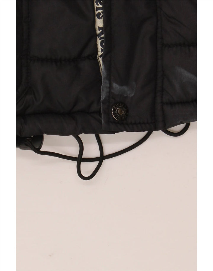 Jaqueta acolchoada masculina Kickers UK 38 médio preto nylon