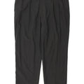 Calça masculina de terno cônico Marks & Spencer W42 L29 poliéster cinza