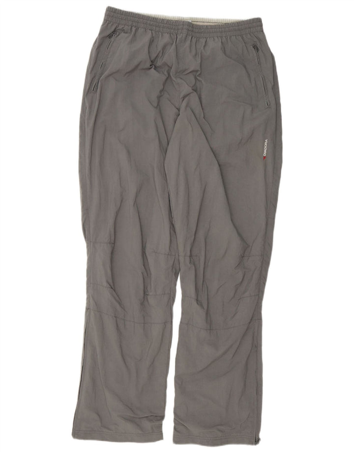 Calça de treino masculina DIADORA 2XL poliéster cinza