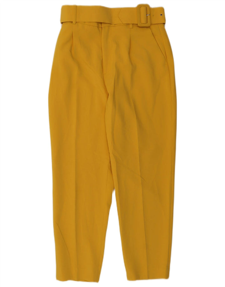 Calça Chino Cônica Feminina Zara Médio W28 L27 Amarelo
