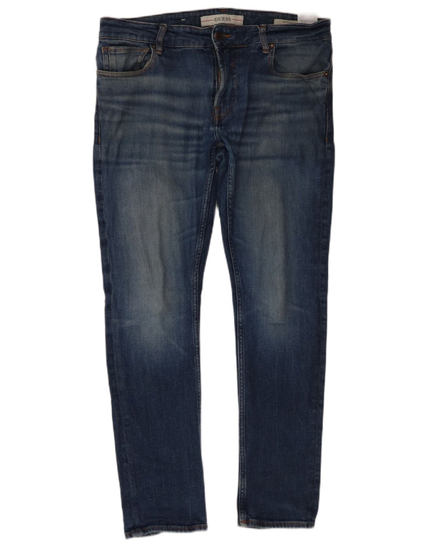 Guess Jeans Skinny Masculino W34 L30 Azul Algodão
