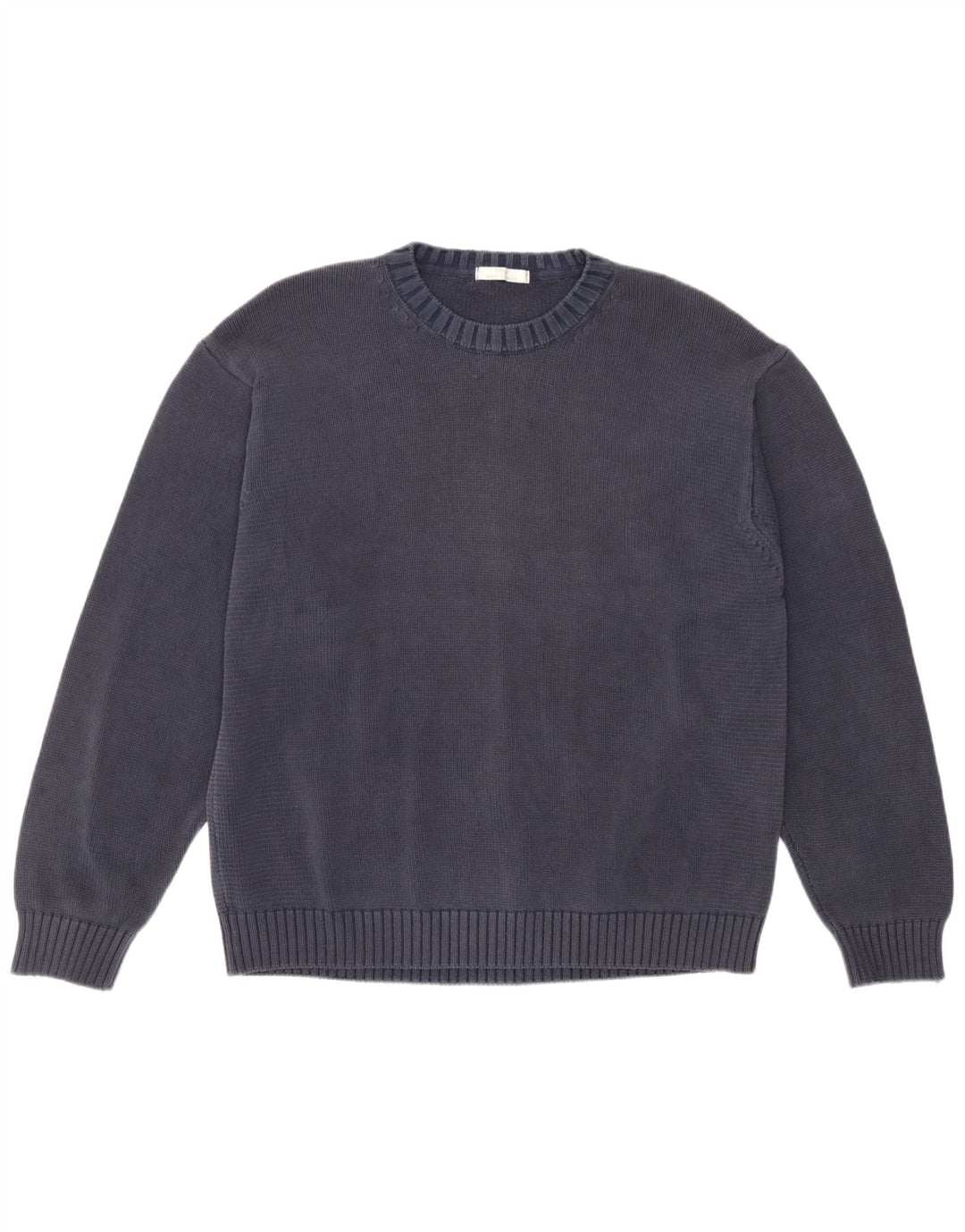 Suéter masculino Marks & Spencer St. Michael com gola redonda XL azul clássico
