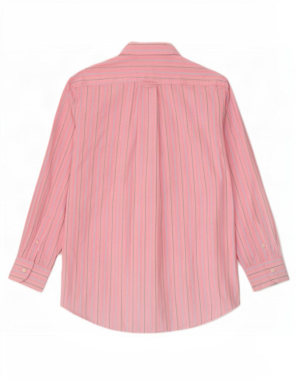 Camisa masculina Gant 14-15 anos 3XL algodão listrado rosa