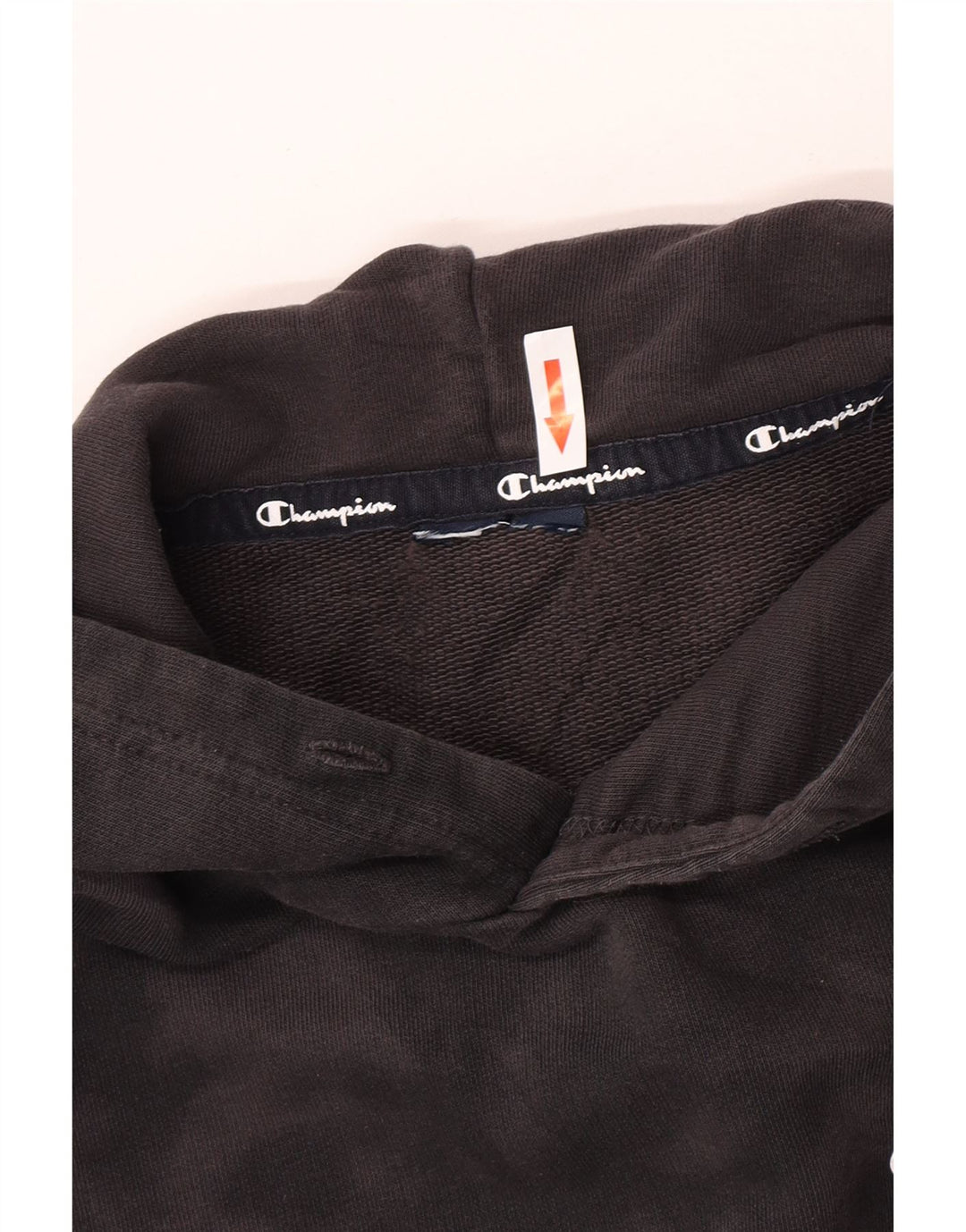 Jumper com capuz feminino Champion UK 14 cinza médio tie-dye algodão