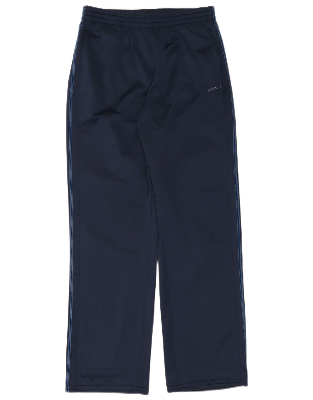Calça de treino masculina ASICS grande poliéster azul marinho