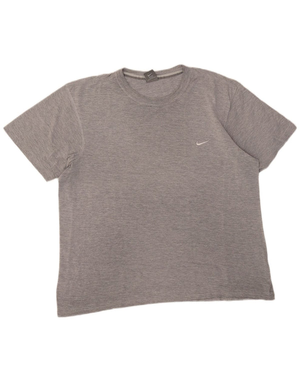 Camiseta masculina Nike Top UK 45/47 XL cinza manchado
