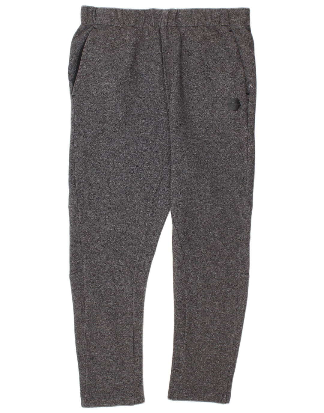 Calça de treino masculina Quiksilver grande poliéster manchado cinza