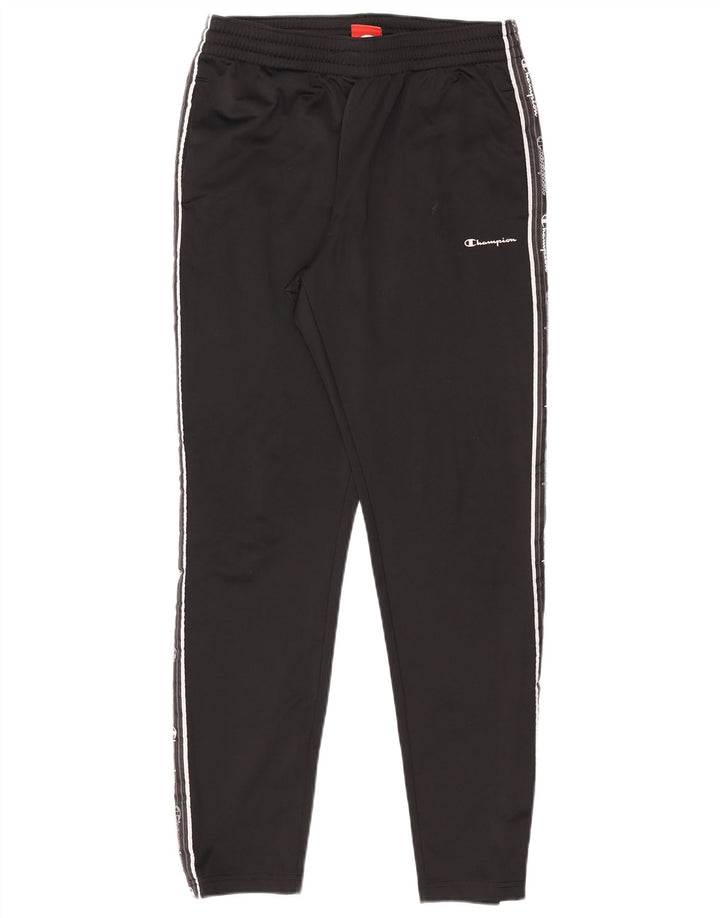 Calça de treino masculina Champion Graphic preto médio poliéster