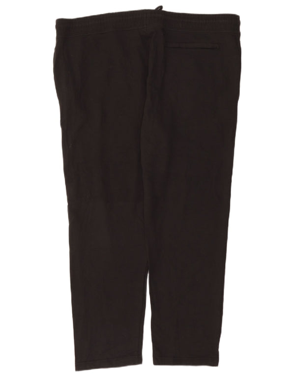 Calça de treino feminina Marks & Spencer UK 20 2XL algodão preto