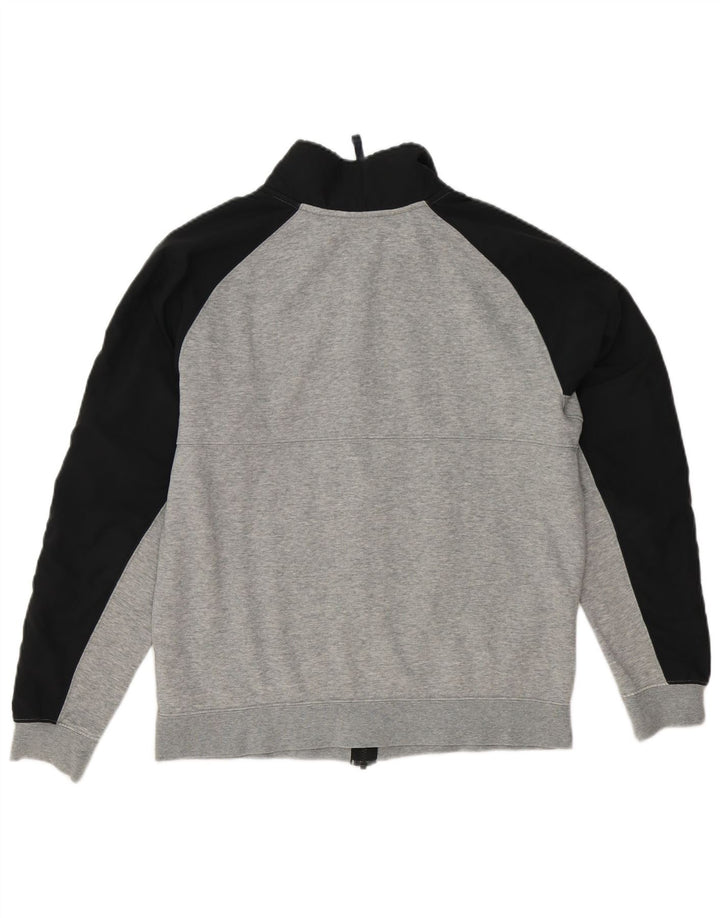 Nike Mens Tracksuit Top Jacket Pequeno Cinza Colorblock Algodão
