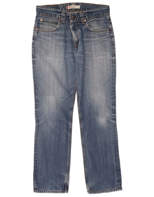 Calça Jeans Levis 511 Slim Masculina W34 L34 Azul Algodão
