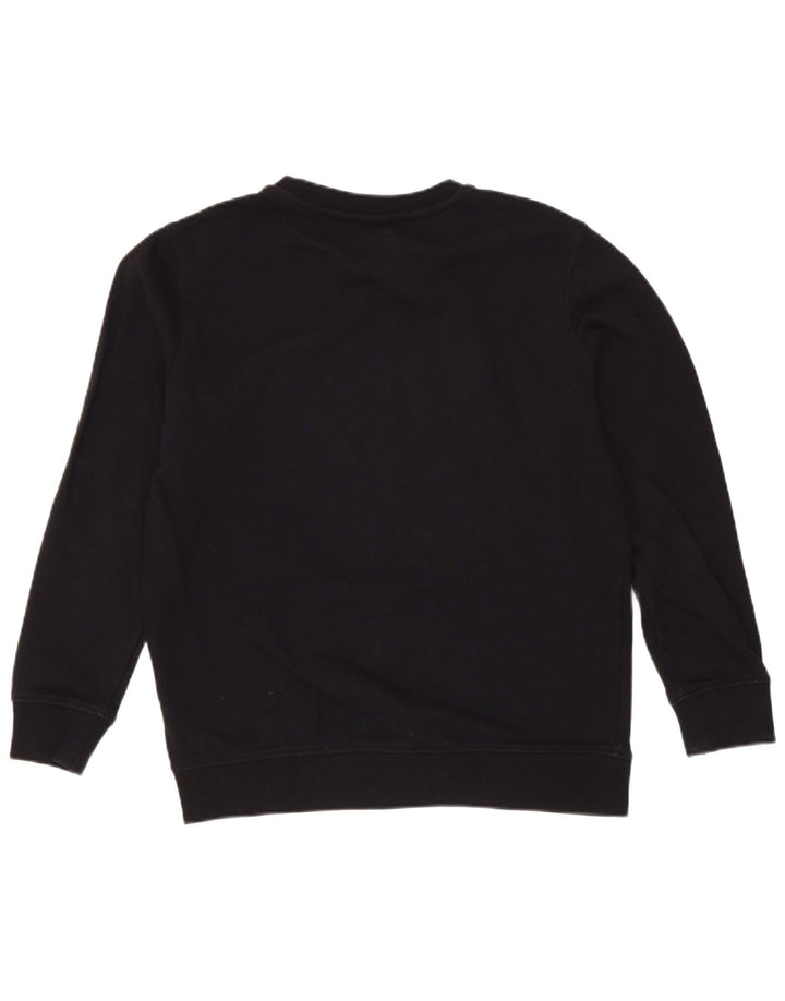 Vans Boys Graphic Moletom Jumper 8-9 Anos Pequeno Algodão Preto