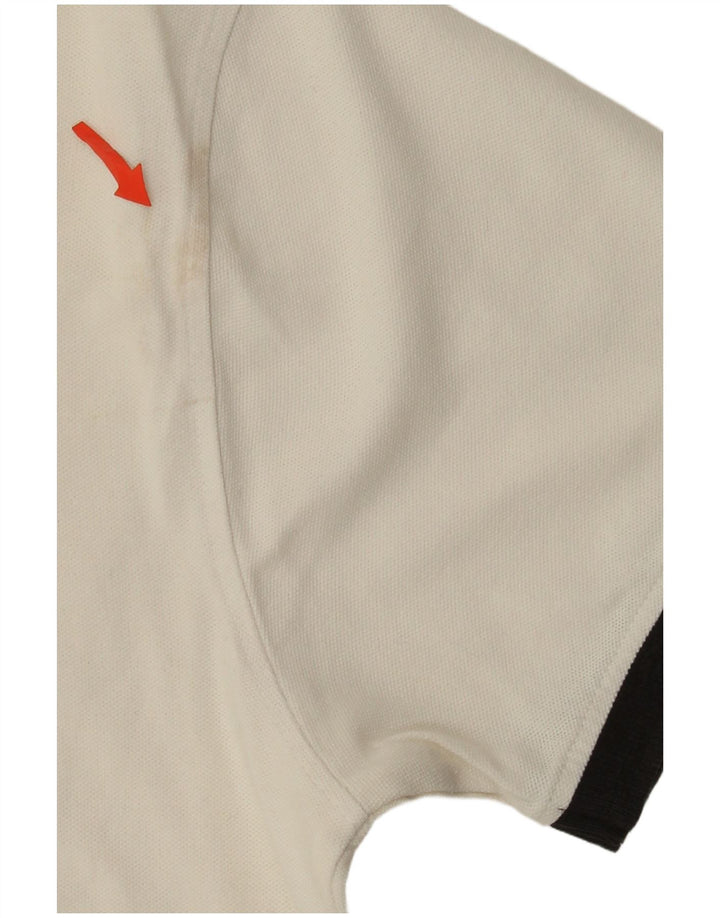 Camisa polo masculina Trussardi grande algodão branco