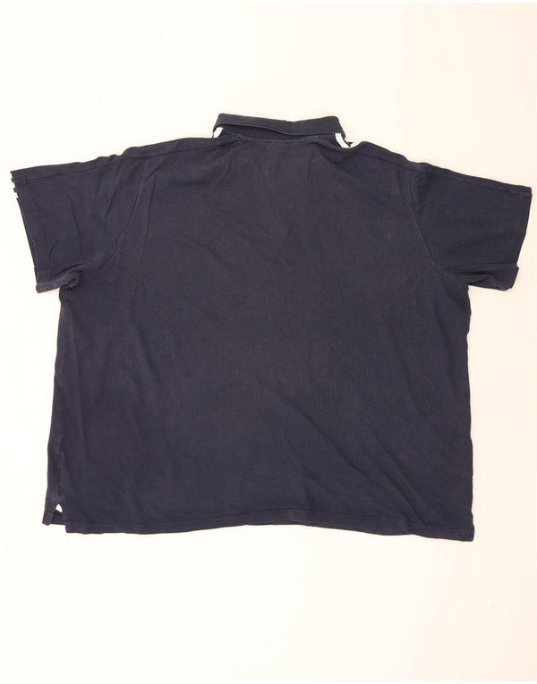 Camisa polo masculina Adidas 3XL algodão azul marinho