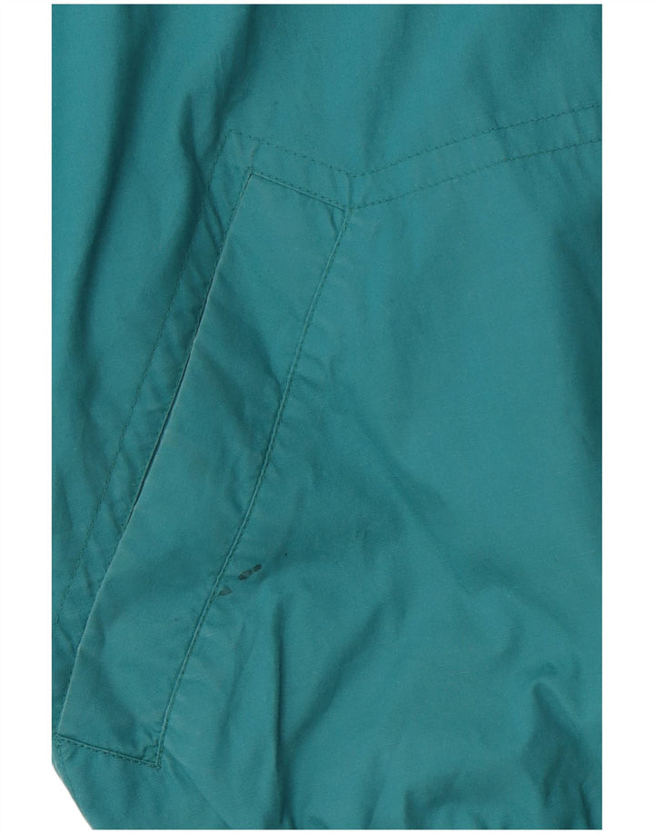 Jaqueta bomber masculina vintage EU 48 algodão verde médio