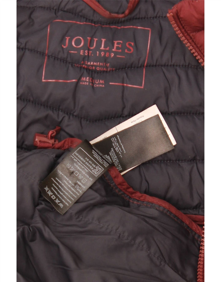 Jaqueta acolchoada masculina Joules UK 38 poliéster marrom médio