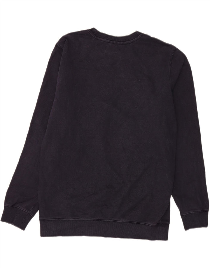 Calvin Klein Jeans moletom gráfico masculino jumper grande azul marinho