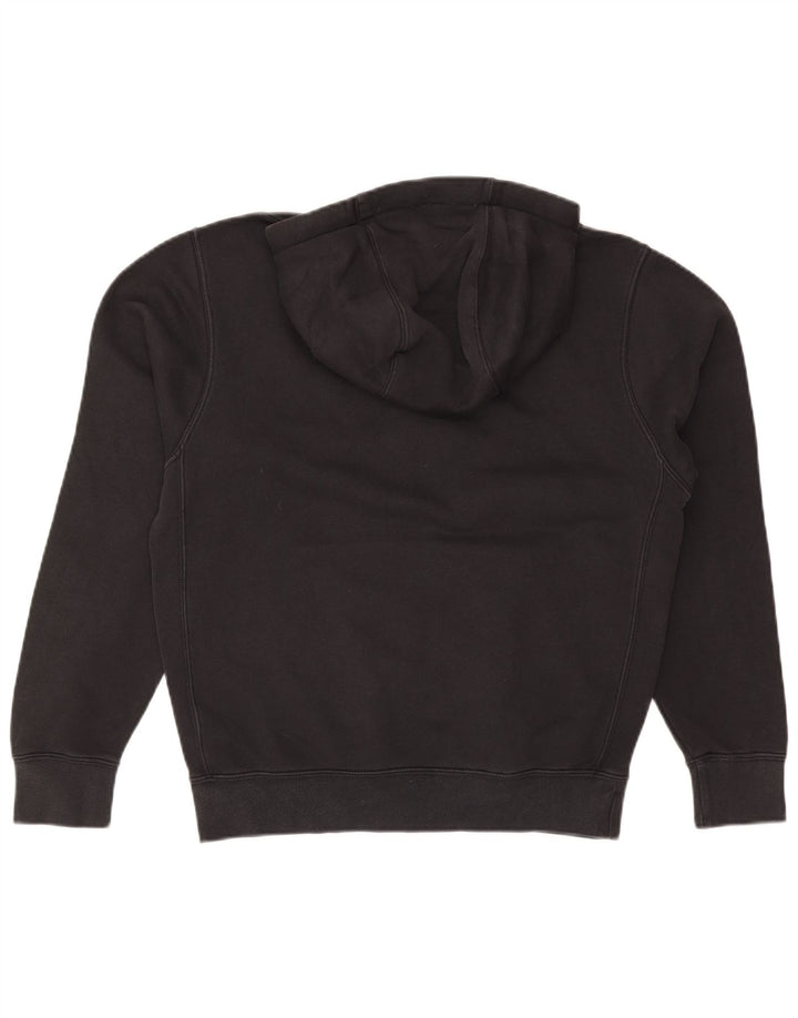 Jumper com capuz gráfico masculino Nike pequeno algodão preto