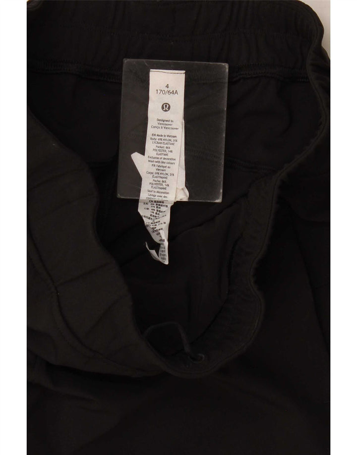 Lululemon Calça feminina slim US 4 pequena W26 L28 nylon preta