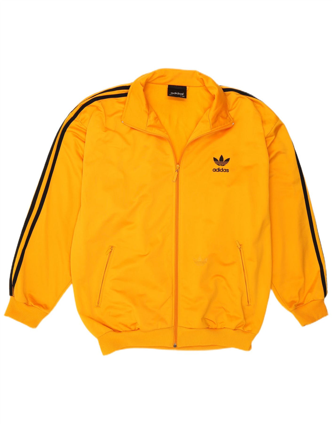 Adidas Mens Tracksuit Top Jacket UK 42/44 Grande Amarelo Poliéster