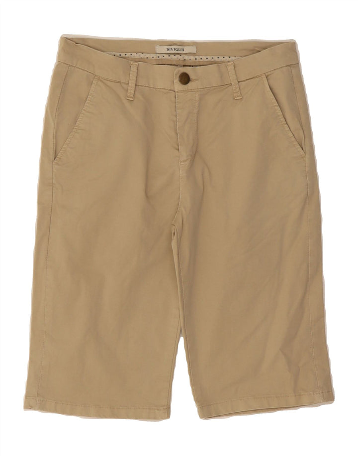 SIVIGLIA Womens Bermuda Shorts W28 Medium  Beige Vintage SIVIGLIA and Second-Hand SIVIGLIA from Messina Hembry 