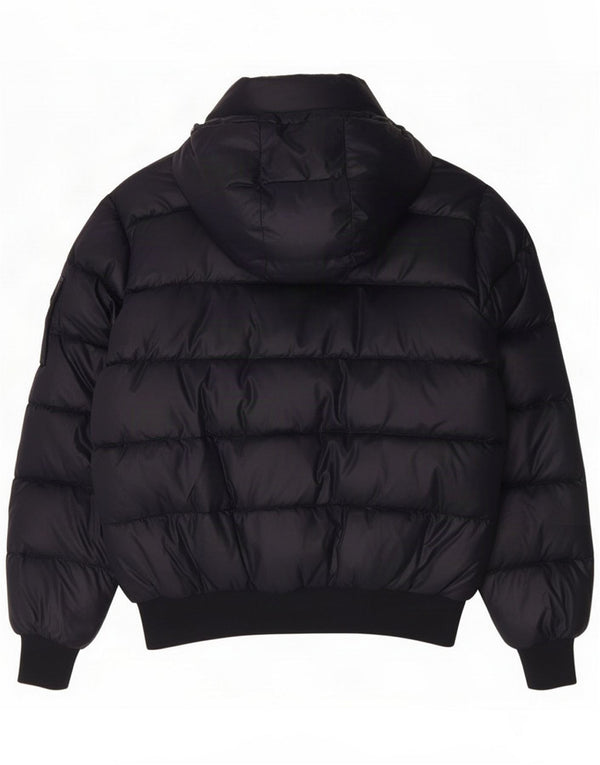 Jaqueta masculina acolchoada com capuz North Sails UK 40 grande azul marinho poliamida