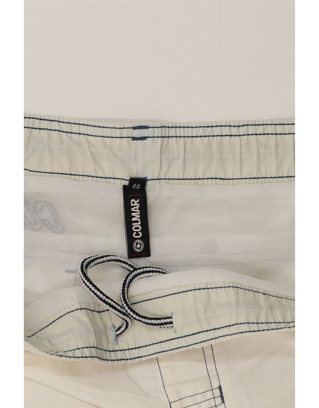 Shorts de natação masculino Colmar EU 46 pequeno bloco colorido branco