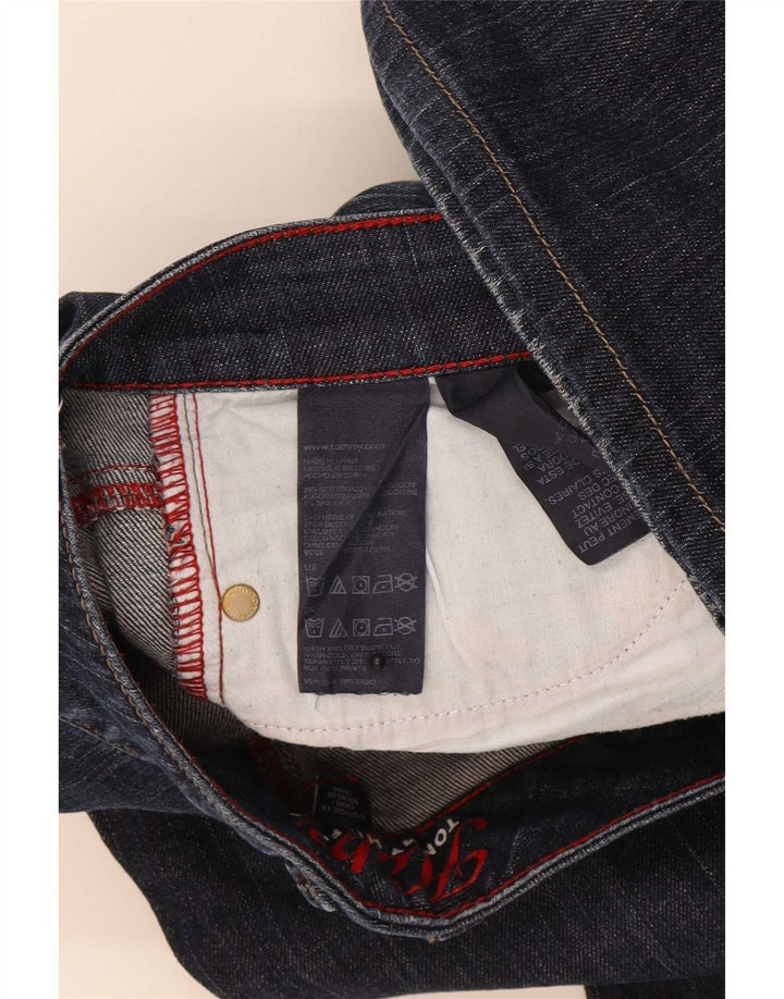 Jeans feminino Tommy Hilfiger Hope Flared US 8 médio W32 L32 azul marinho