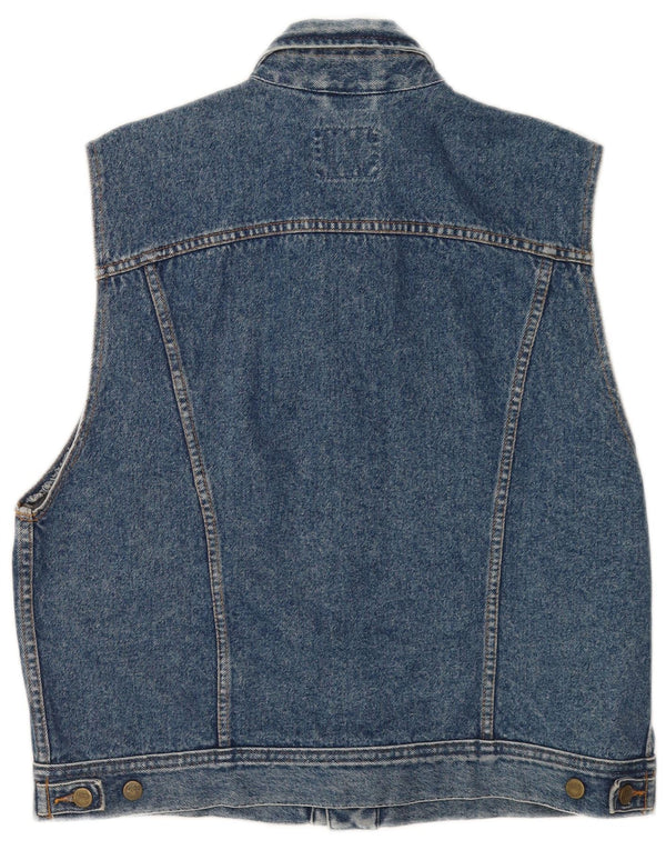 Colete jeans feminino Lee UK 18 XL azul