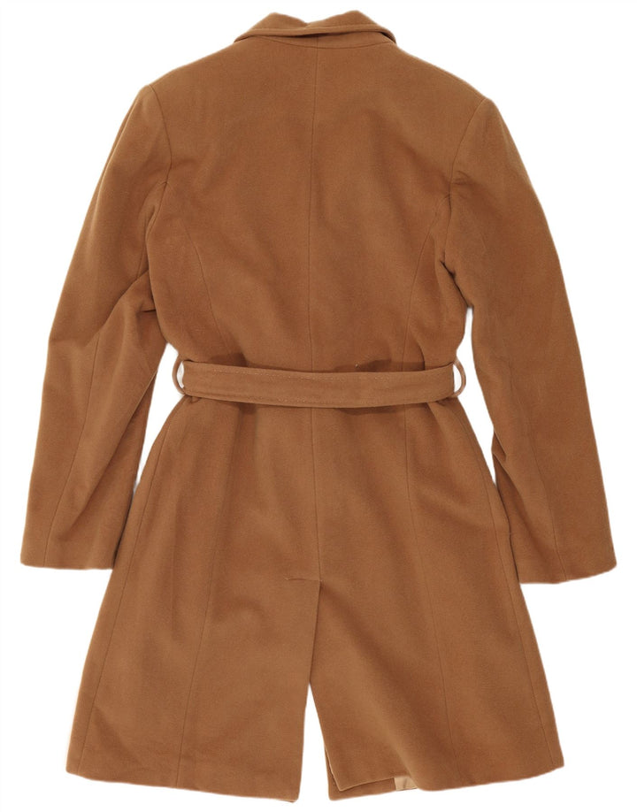 Sobretudo feminino vintage IT 48 XL lã marrom