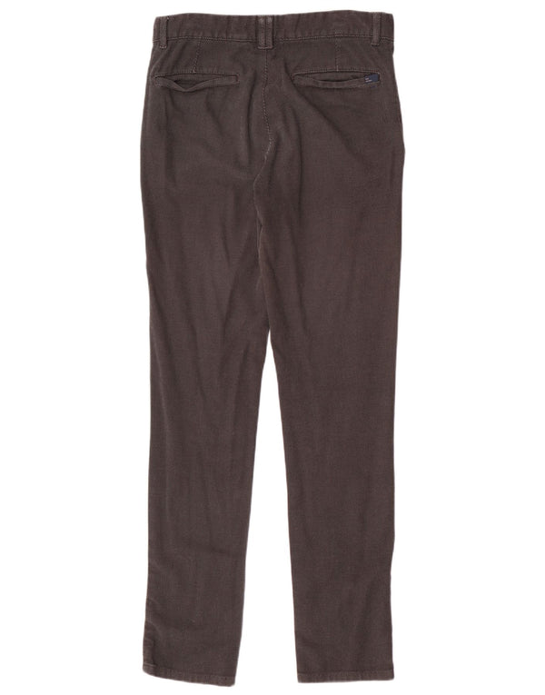 Zara Mens Slim Chino Calças EU 36 XS W29 L31 Algodão Cinza