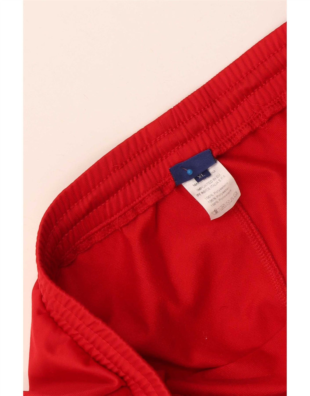 Calça de treino masculina Asics XL vermelho poliéster