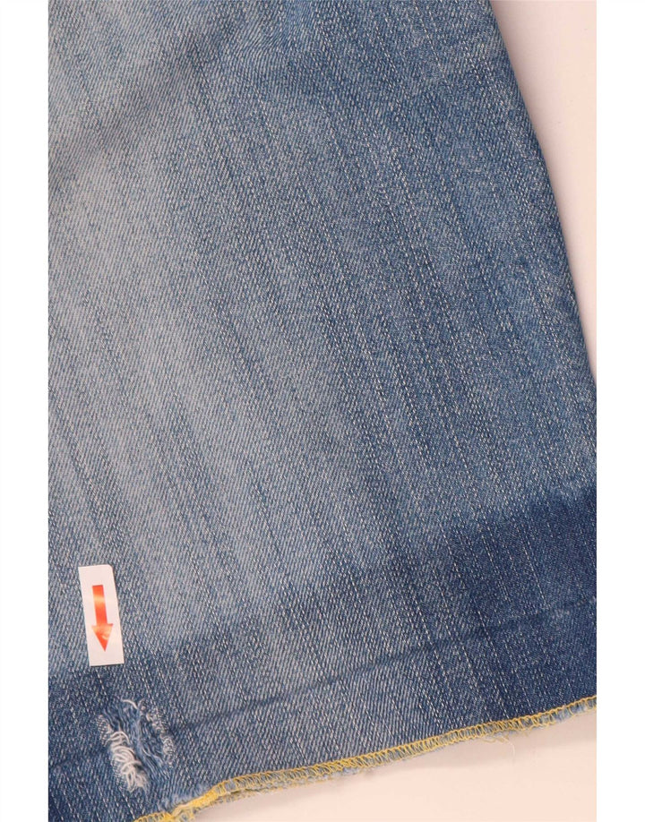 Shorts jeans masculino Levi's W34 grande algodão azul
