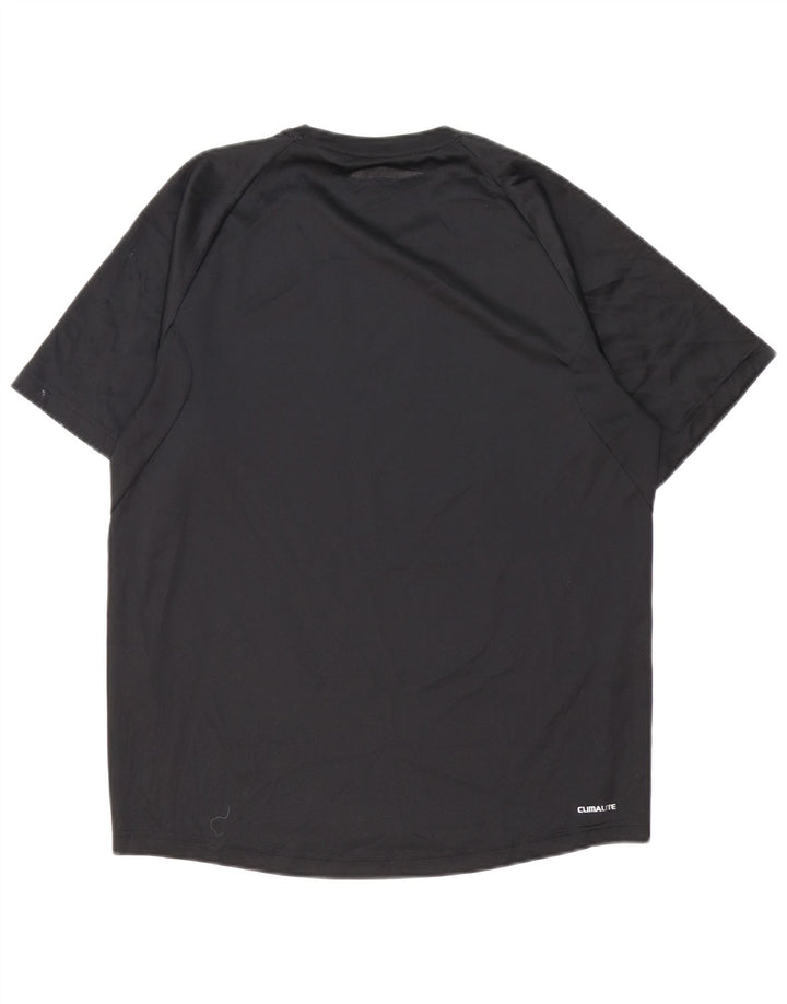 Camiseta Adidas Masculina Climalite Top Médio Preto