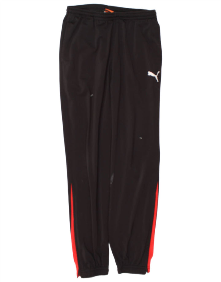 Calça esportiva masculina Puma Joggers médio preto colorblock poliéster