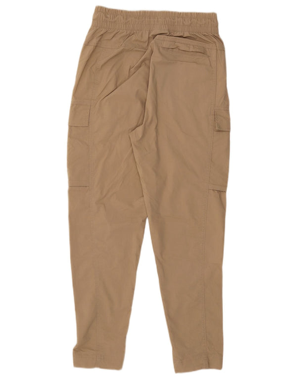 Calça cargo masculina Nike Tapered pequena W29 L27 algodão bege