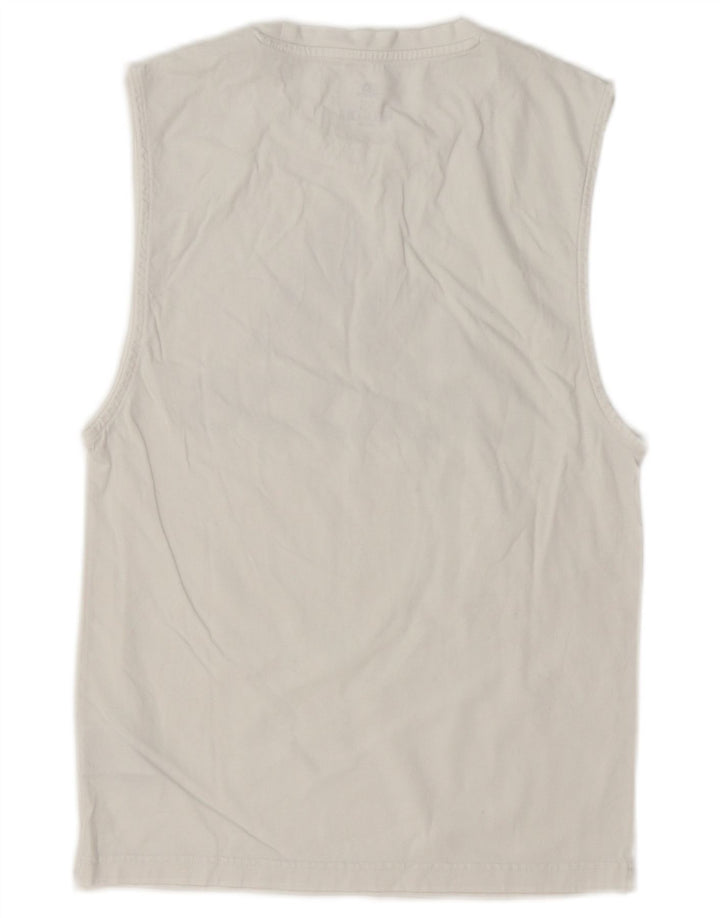 Adidas Mens Graphic Vest Top XS Algodão Branco