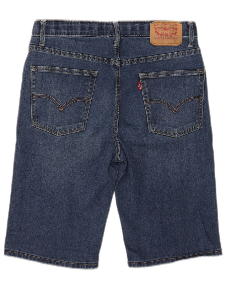 Shorts jeans Levi's Boys 15-16 anos W29 azul algodão