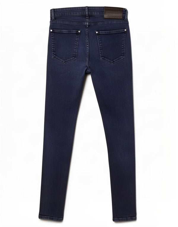Zara Mens Skinny Jeans EU 40 Médio W31 L28 Azul Marinho Algodão