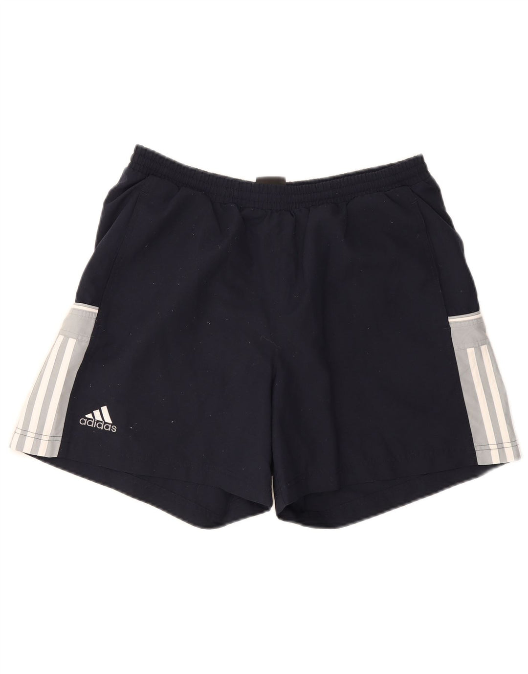 Adidas Mens Sport Shorts Médio Azul Marinho Colorblock Poliéster