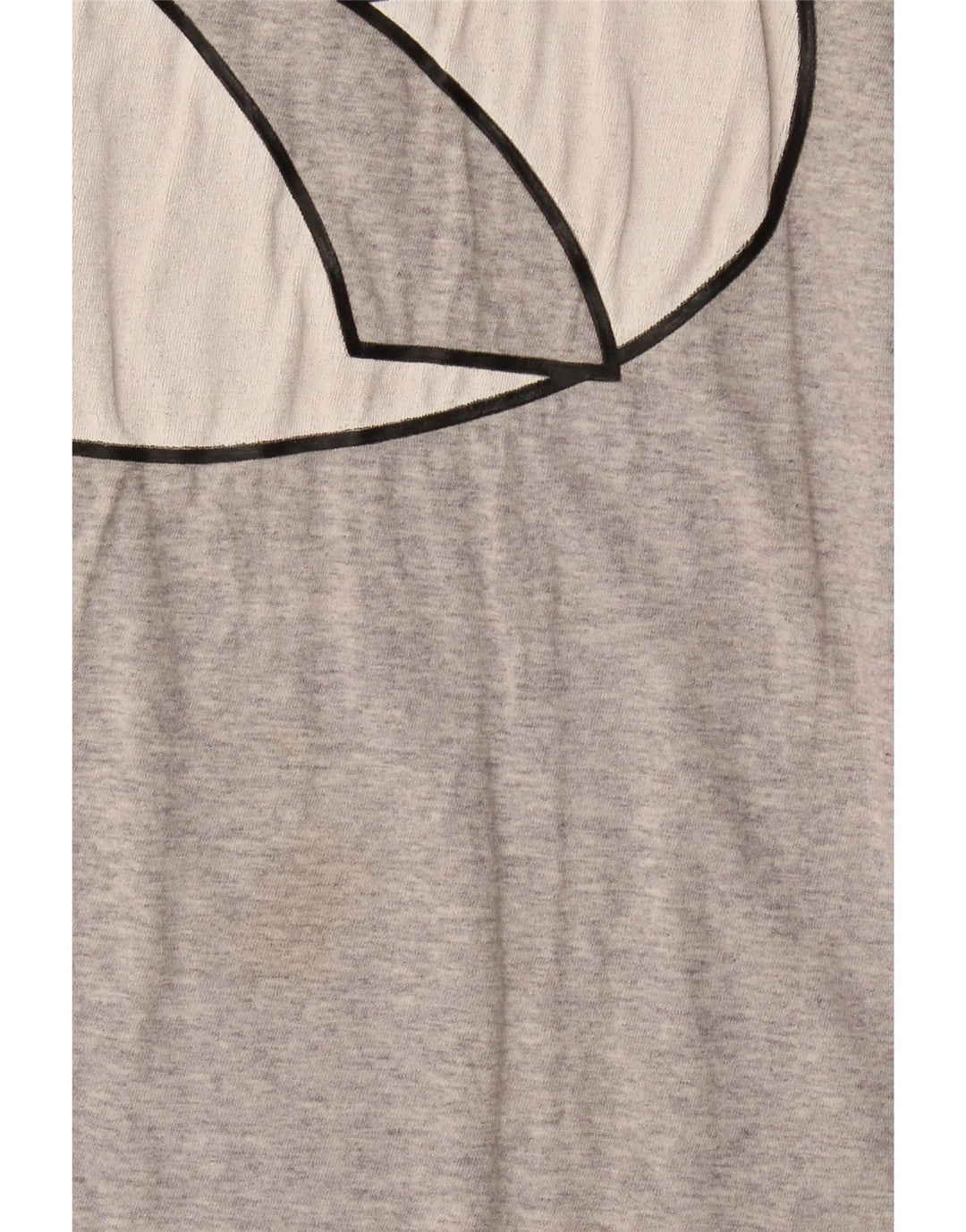 Camiseta gráfica masculina Diadora Top grande cinza
