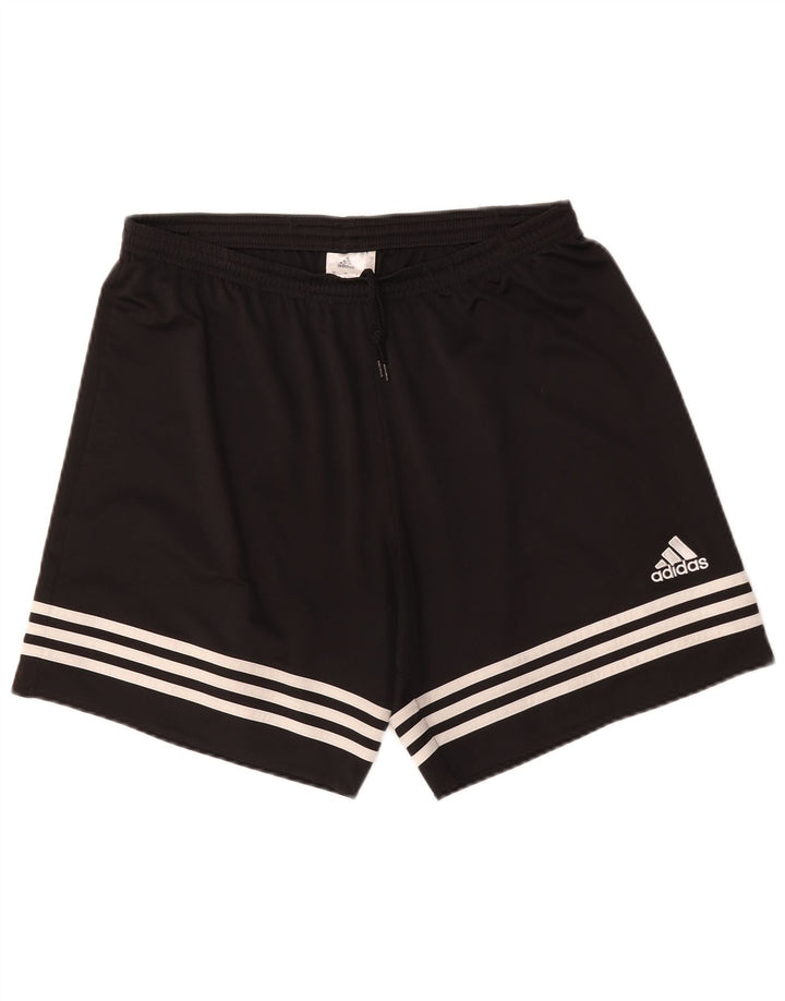 Adidas Mens Climalite Sport Shorts Grande Poliéster Preto