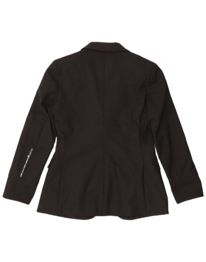 Jaqueta Blazer Feminina Seventy com 1 Botão Reino Unido 14 Médio Preto