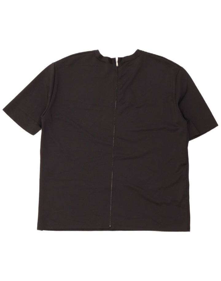 Camiseta feminina Zara UK 16 grande preta