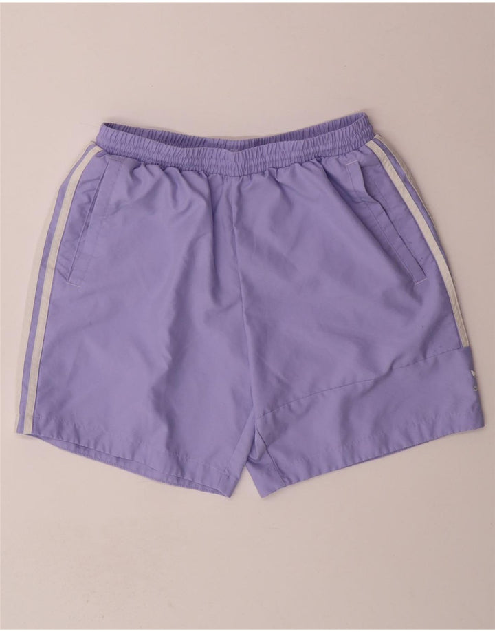 ADIDAS Mens Sport Shorts Médio Roxo Poliéster