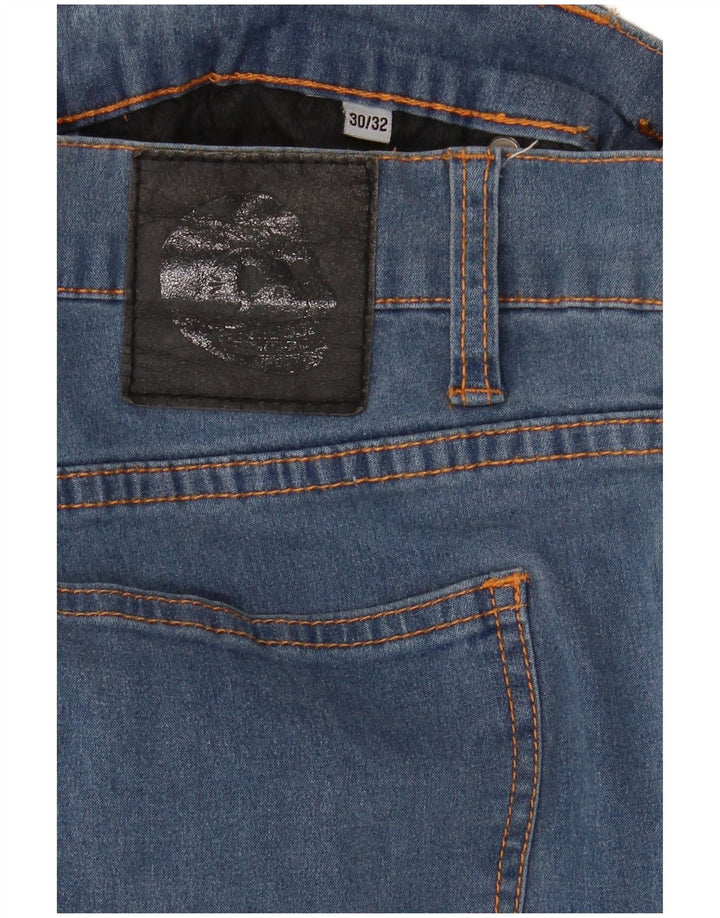 Jeans skinny feminino barato segunda-feira W30 L32 azul