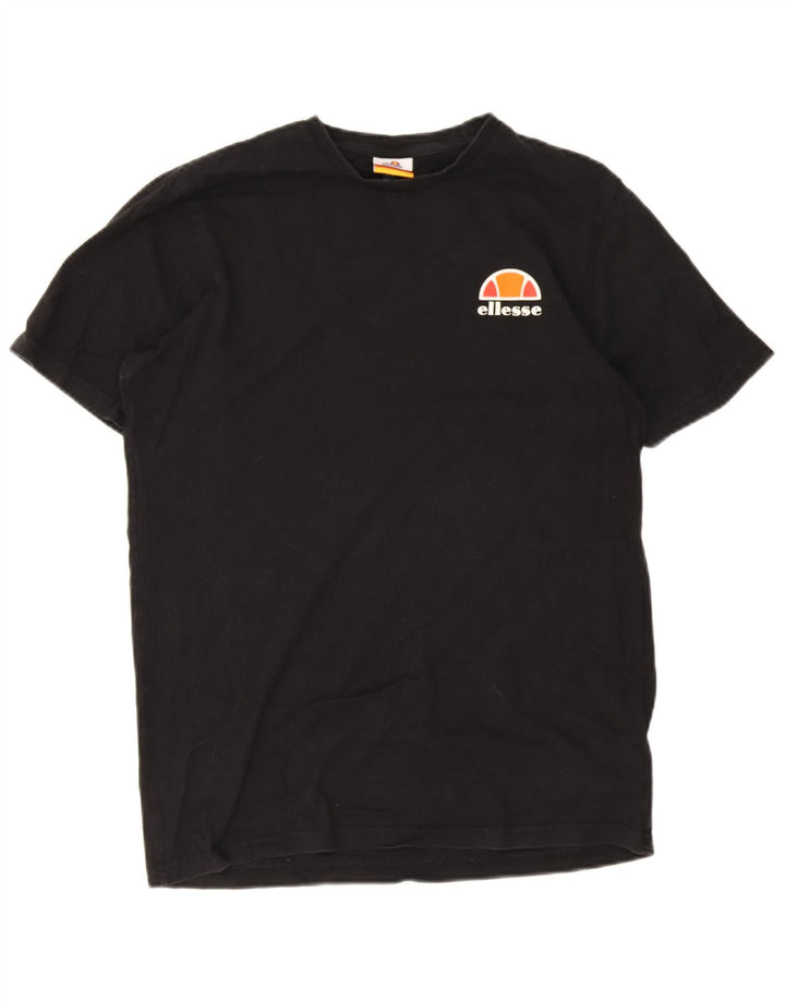 Camiseta masculina Ellesse Top médio algodão preto